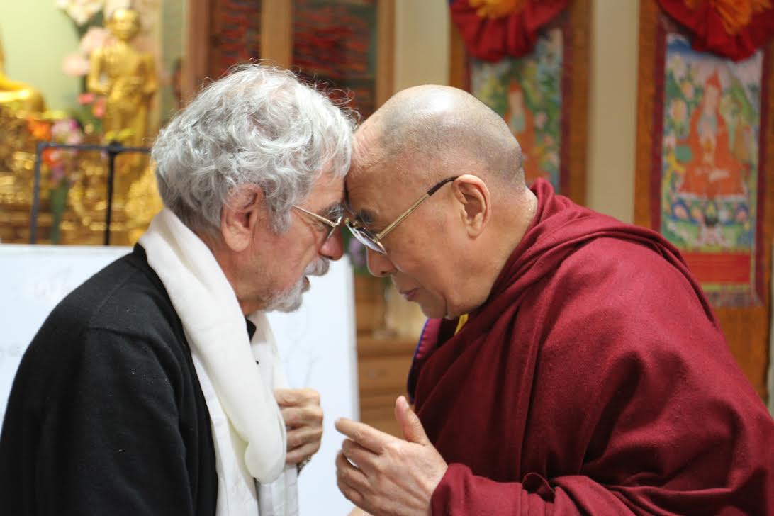 Humberto Maturana y el Dalai Lama: encontrarse.