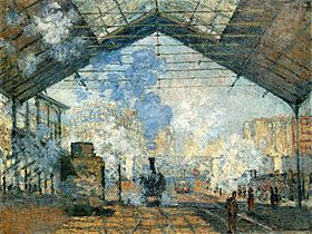 La Gare Saint Lazare - Monet