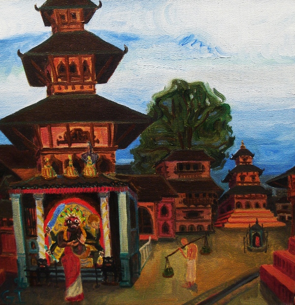 La plaza Durbar de Katmandú