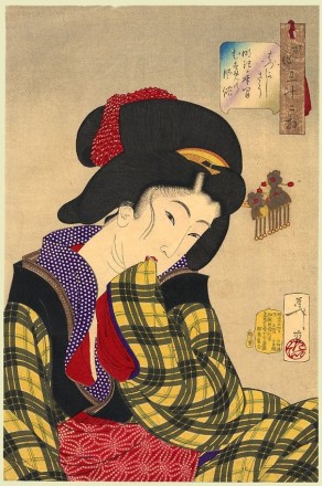 Yoshitoshi, Tímida, 1888