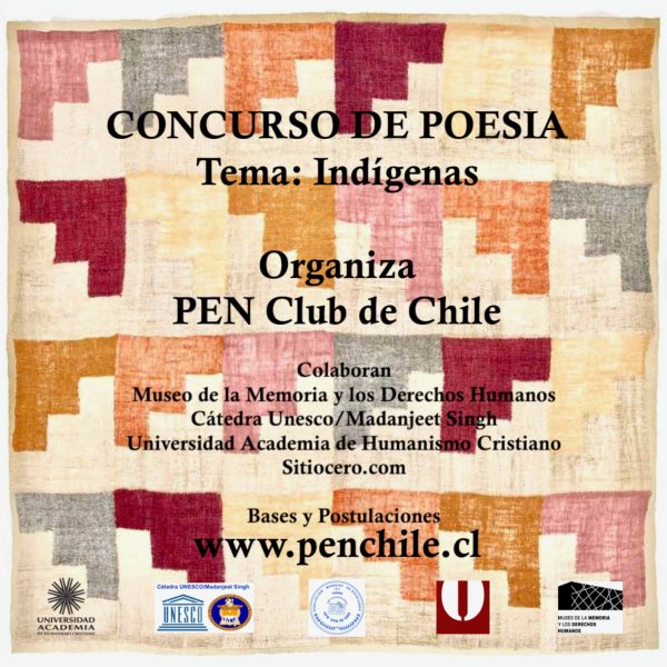 Ganadores del Segundo Concurso de Poesía PEN Club Chile. Tema: Indígenas.