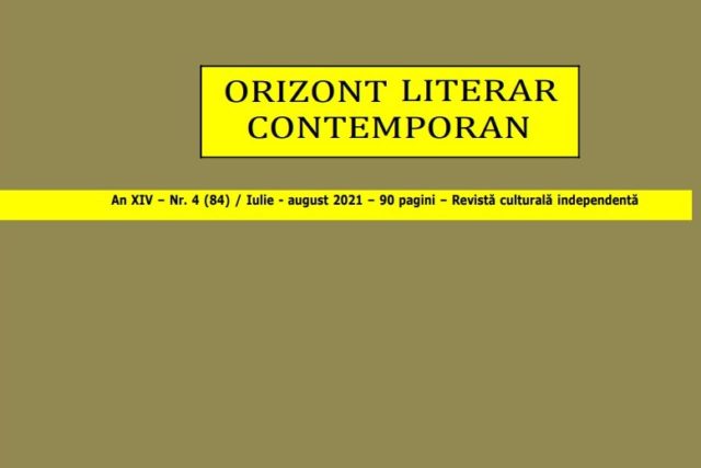 Poema Muerte de Poeta de Mónica Gómez traducido y publicado en revista rumana Orizont Literar Contemporan